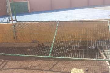  Actos vandálicos contra la cancha de petanca de La Garita (Foto TA)